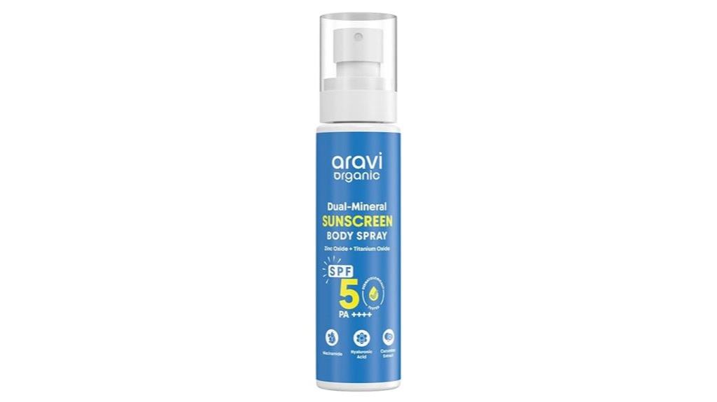 high spf mineral spray