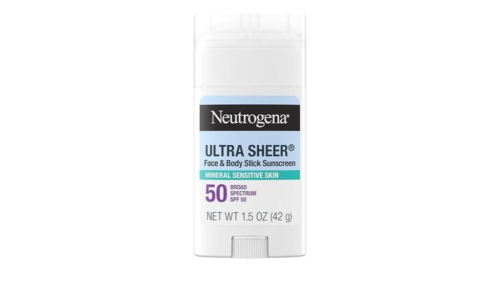 high spf mineral sunscreen stick