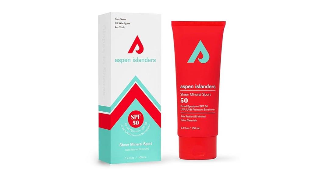 high spf reef safe sunscreen