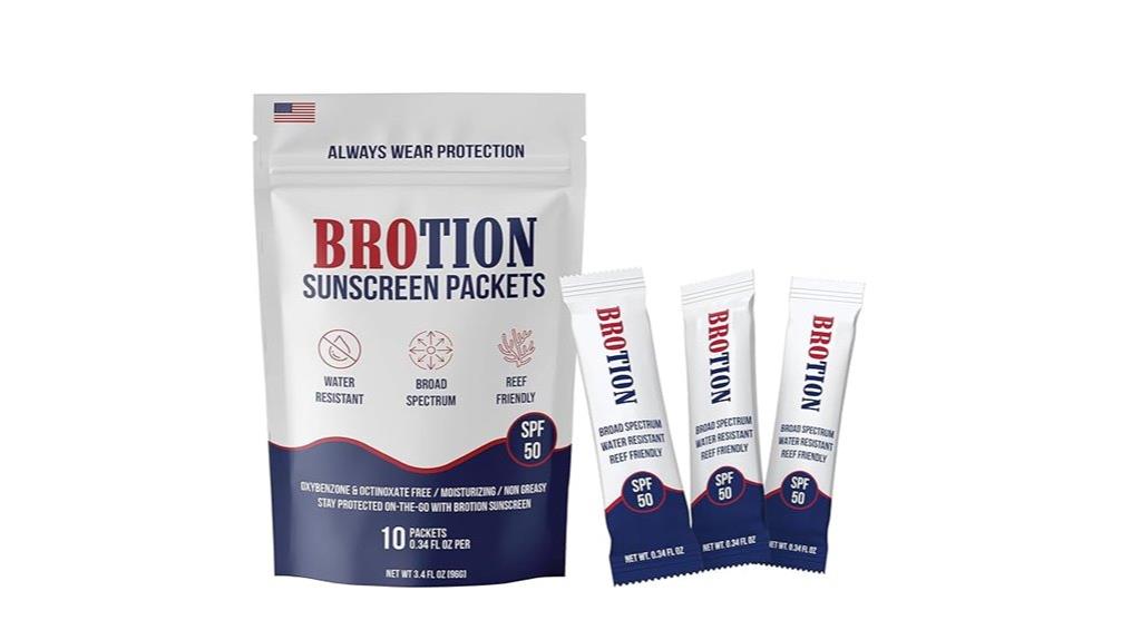 high spf sunscreen packets