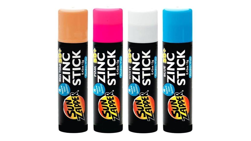 high spf water resistant sticks