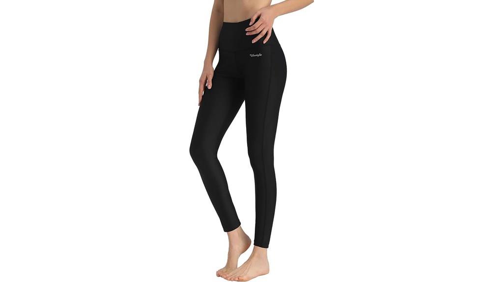 high waist uv swim pants
