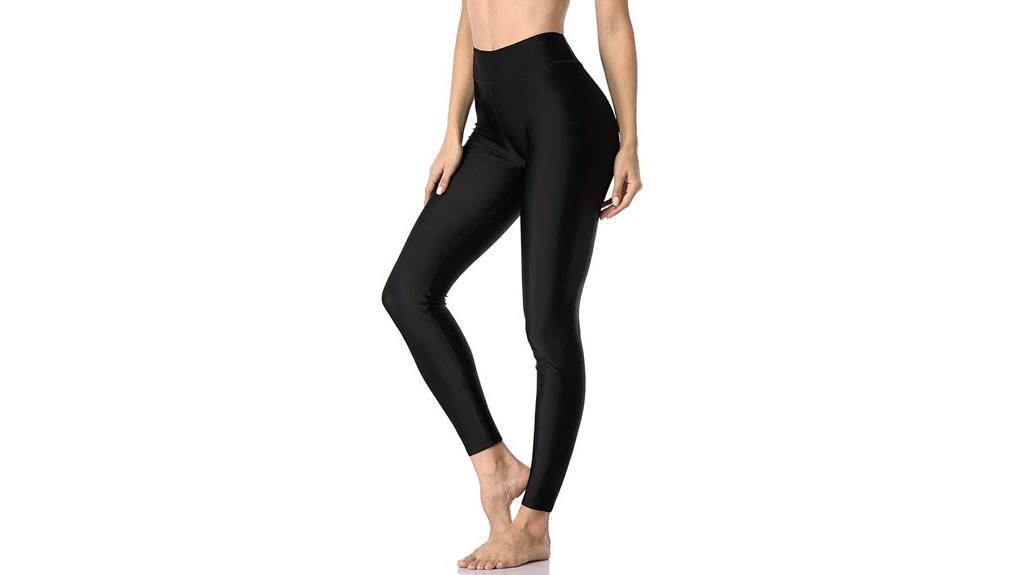 high waisted swim leggings