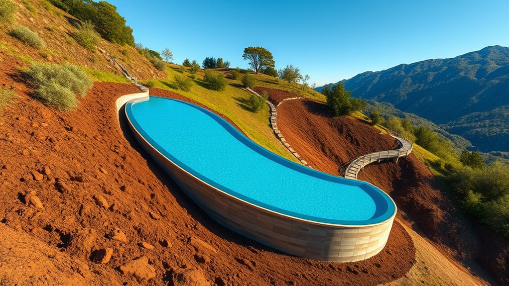 hillside infinity pool safety