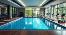 home pool gym setup
