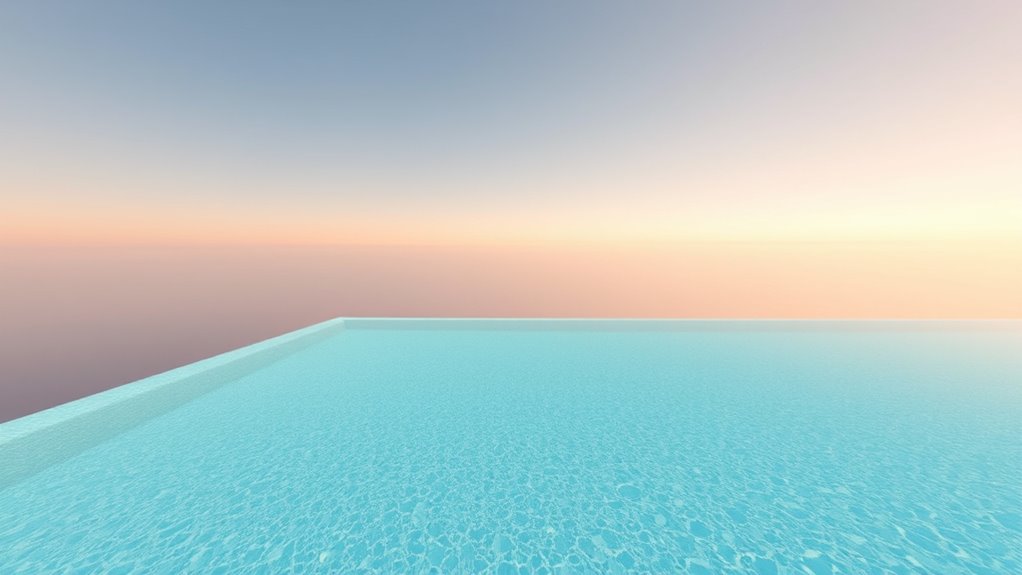 horizon line enhances tranquility