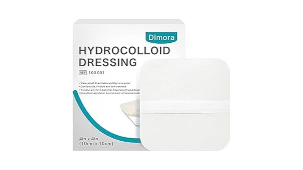 hydrocolloid wound dressing pack