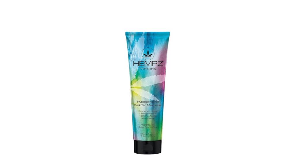 hypoallergenic tan maximizer
