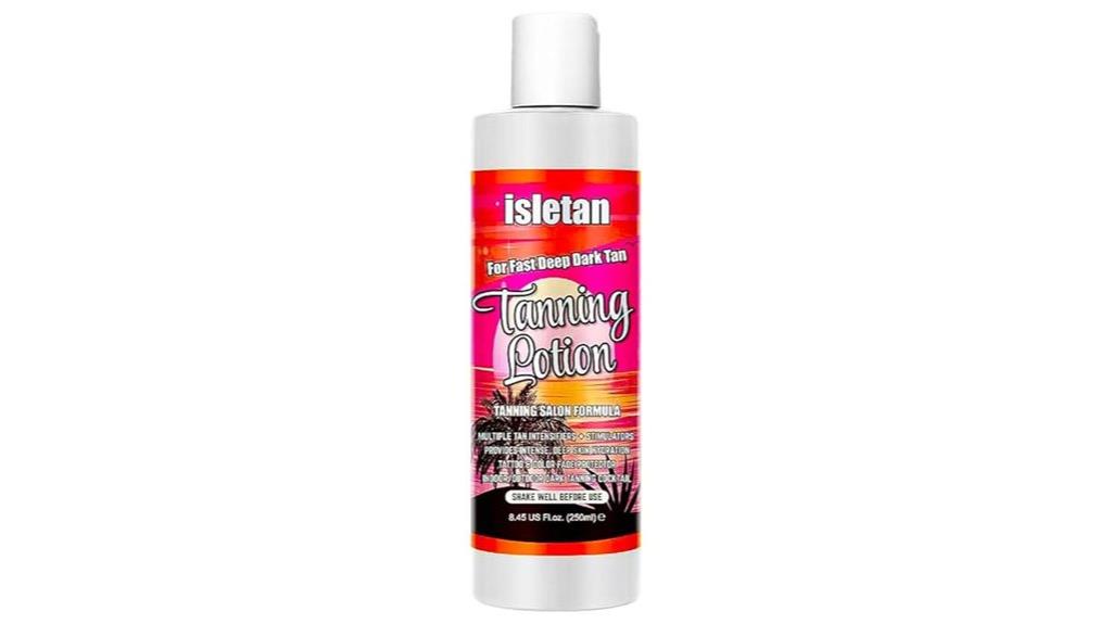 indoor and outdoor tanning lotion