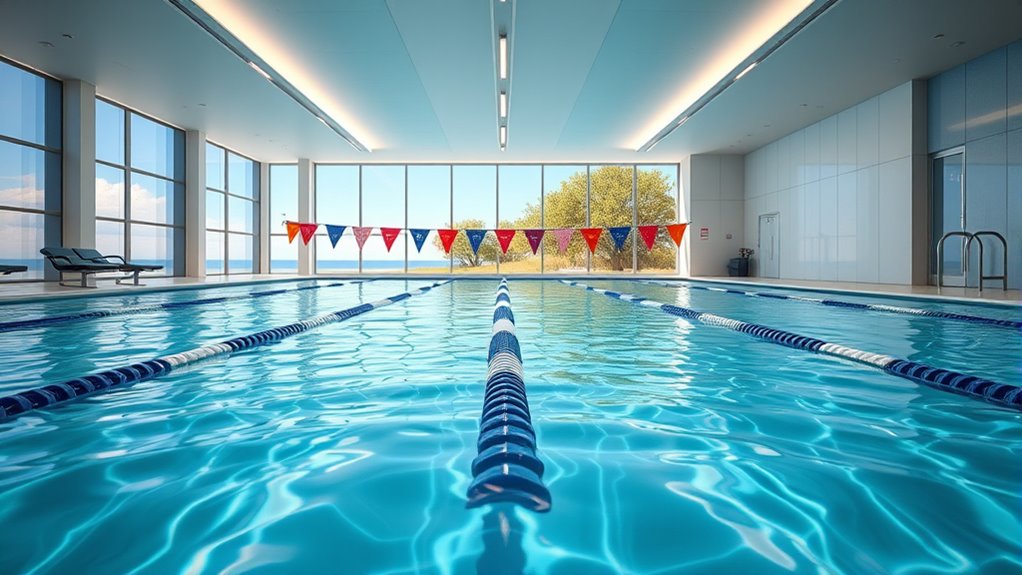 indoor open water simulation
