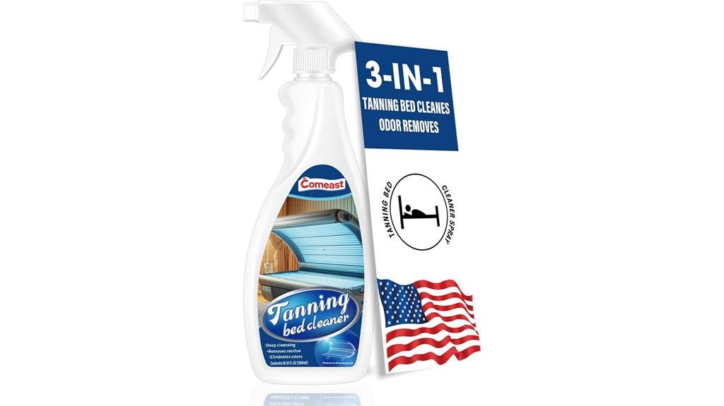 indoor tanning bed cleaner