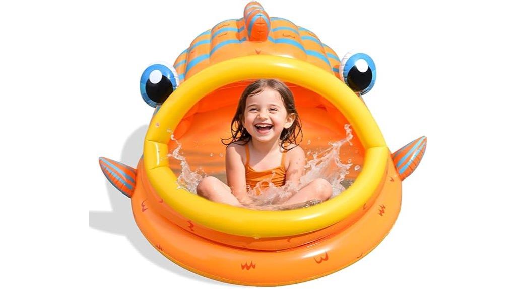 inflatable baby pool shade