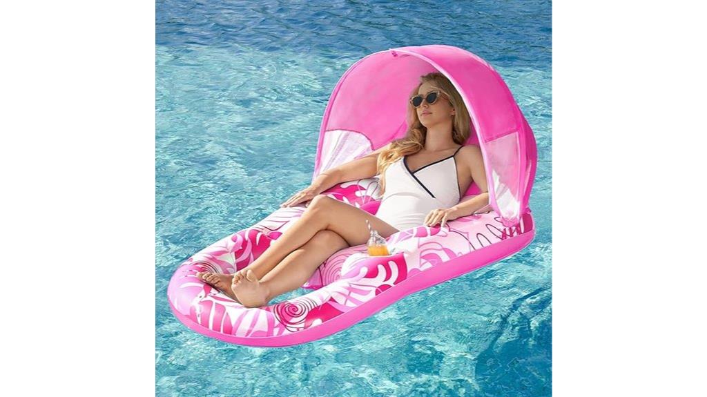 inflatable pool float lounger