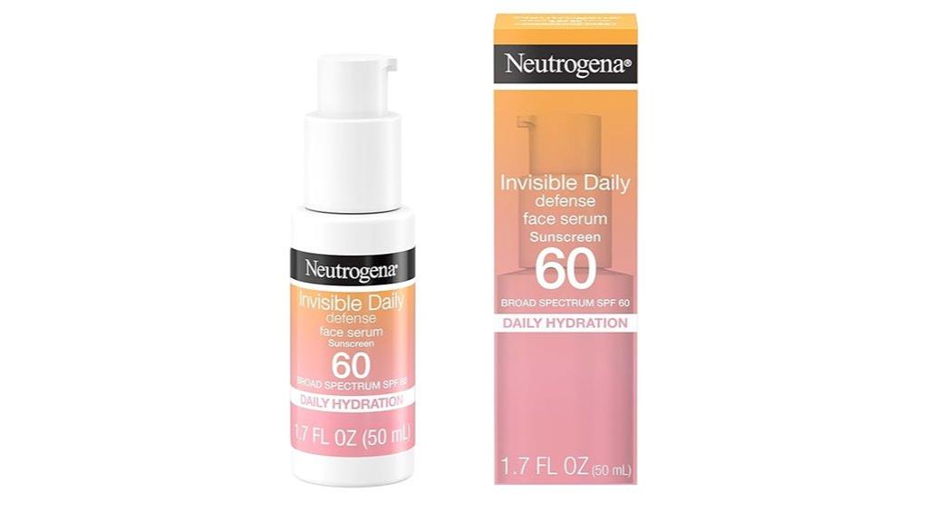 invisible daily hydrating sunscreen
