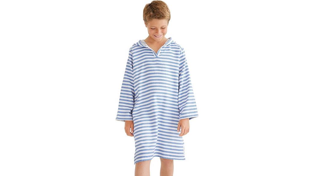 kids bathrobe and swim cover