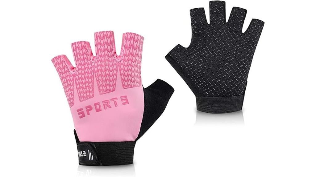 kids half finger sports gloves