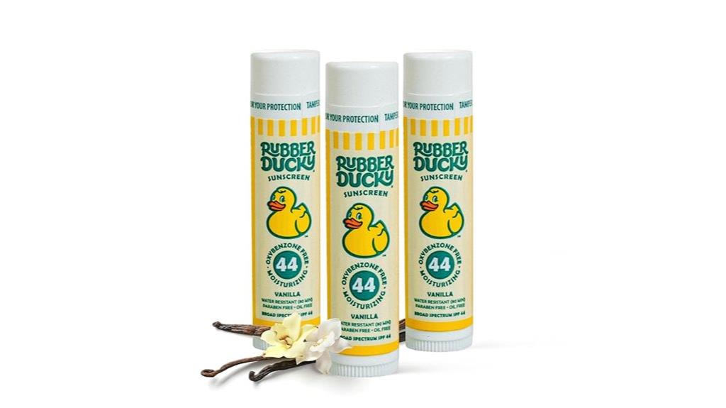 kids rubber duck sunscreen