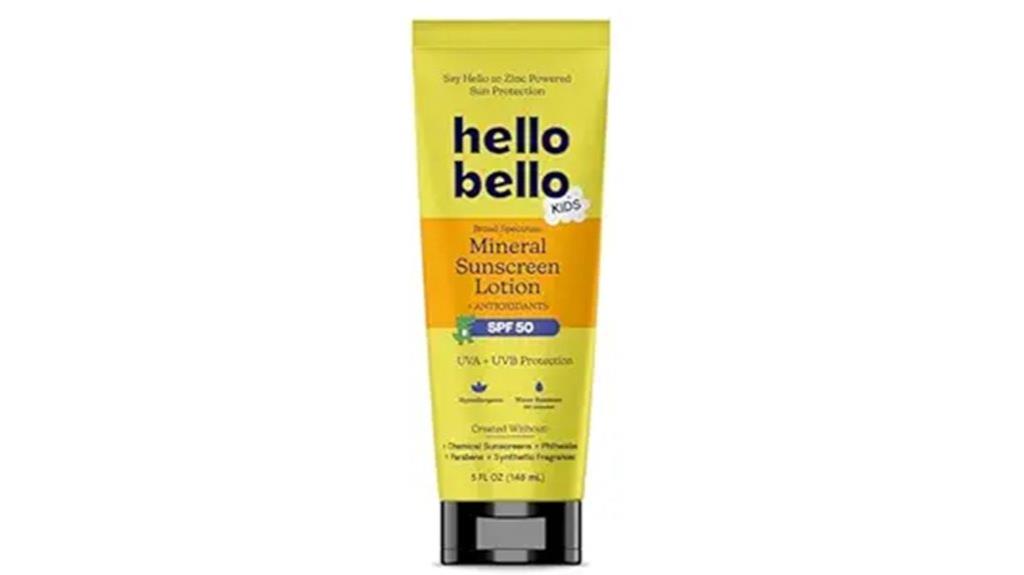 kids spf 50 sunscreen lotion