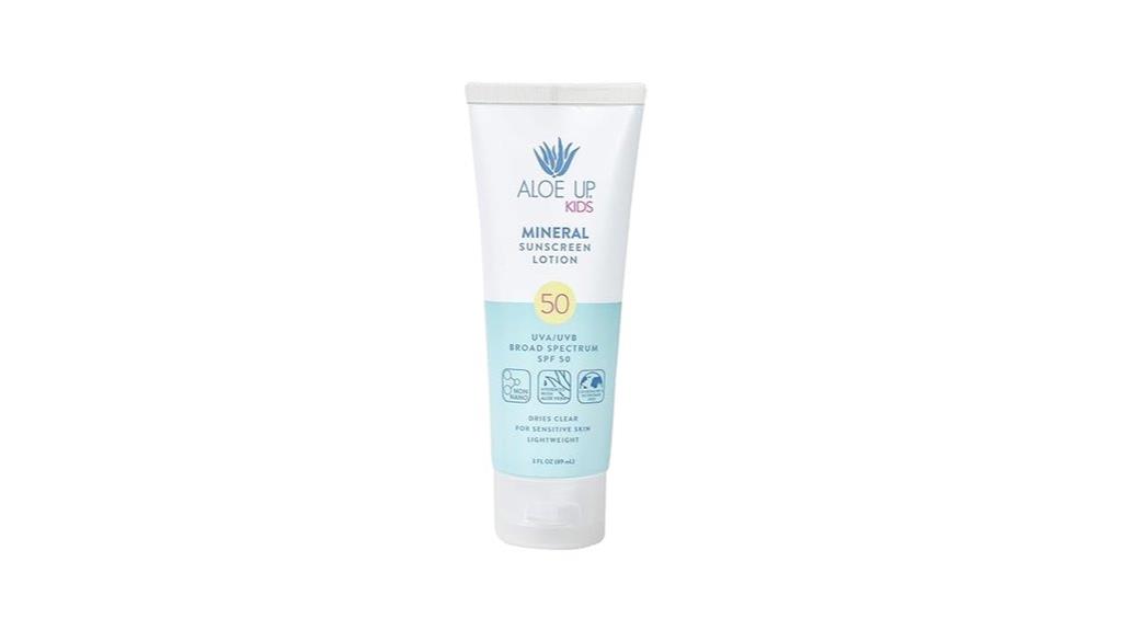 kids spf 50 sunscreen lotion