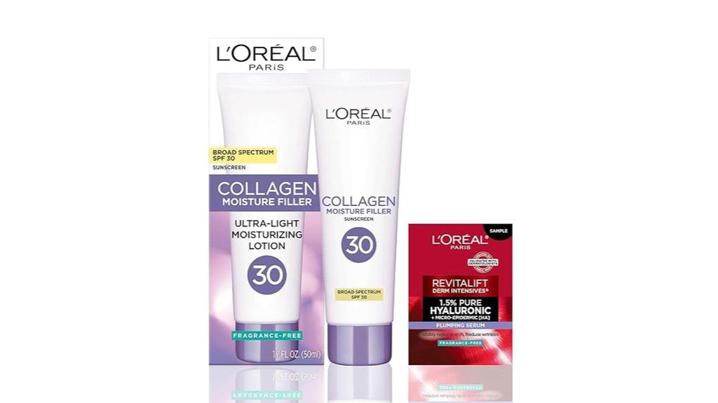 l or al collagen moisturizer spf