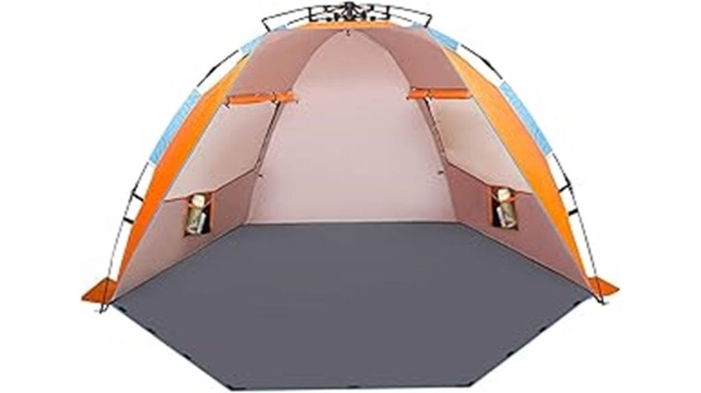 large four person beach tent