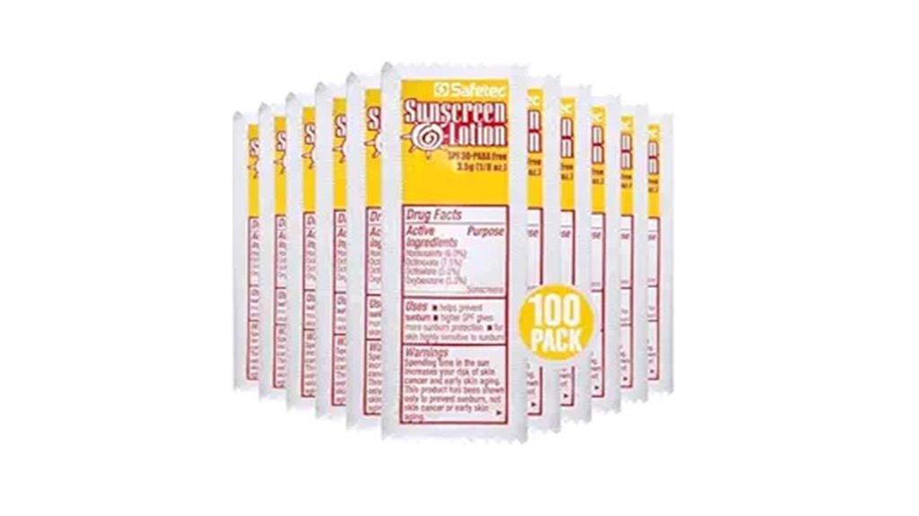 large spf30 sunscreen pack