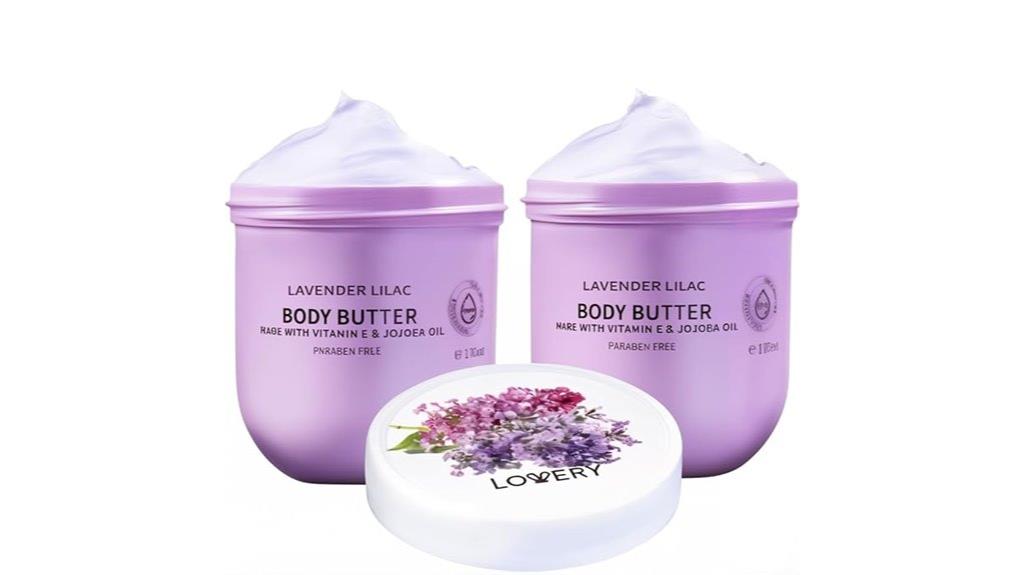 lavender lilac body butter