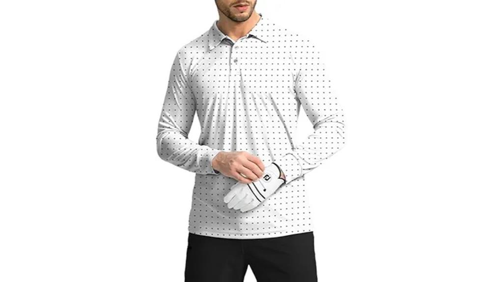 long sleeve golf polo