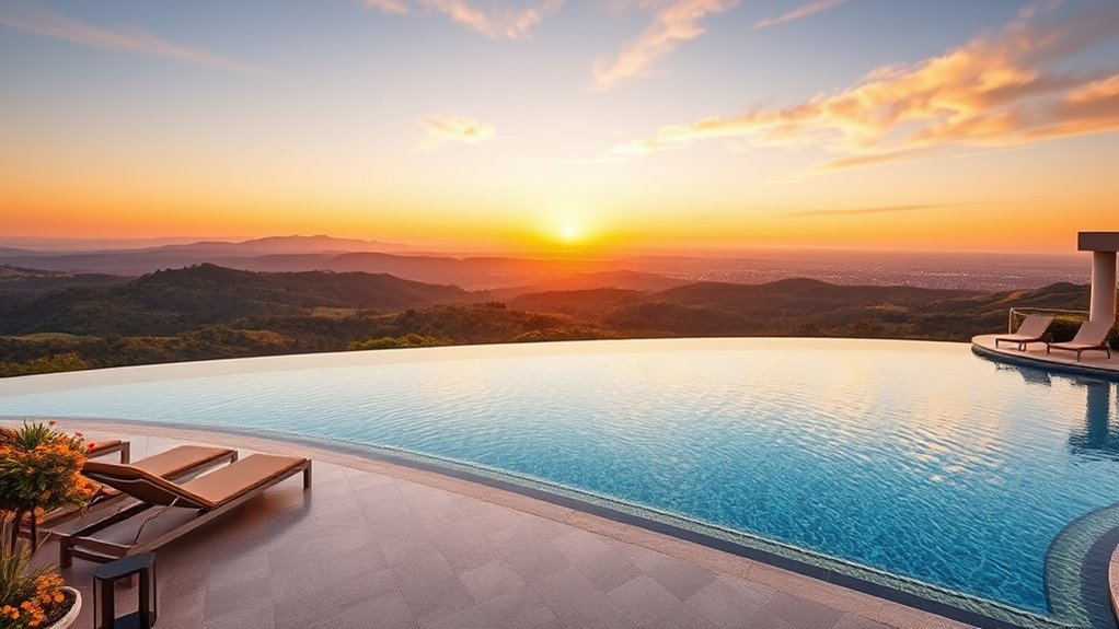 luxurious pool area enhancements