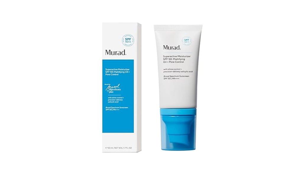 mattifying spf 50 moisturizer