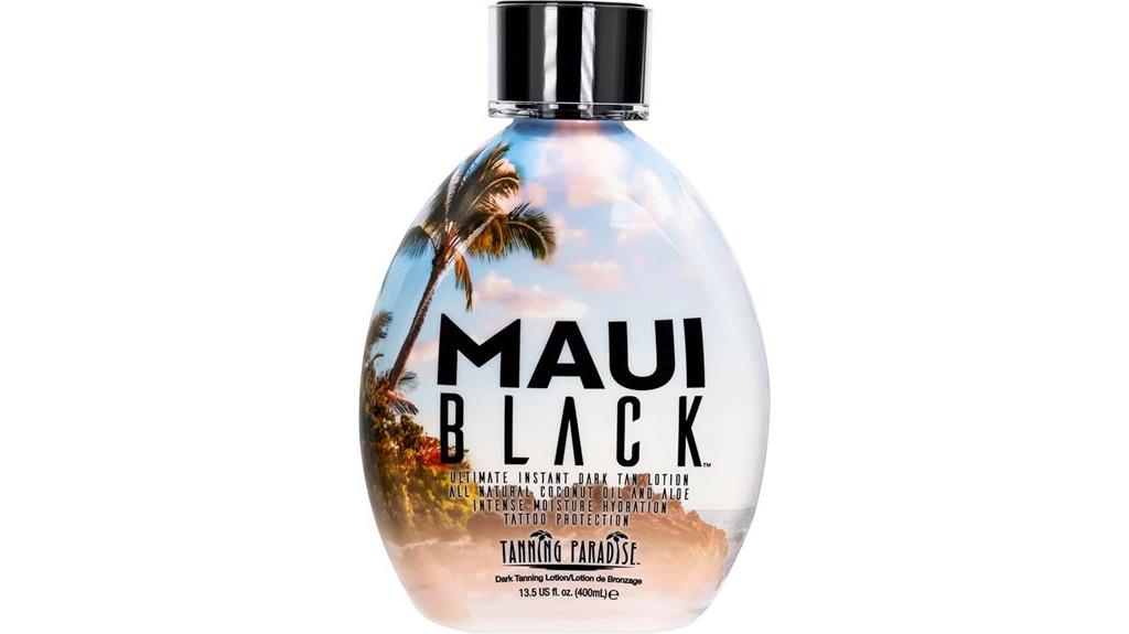maui black tanning lotion