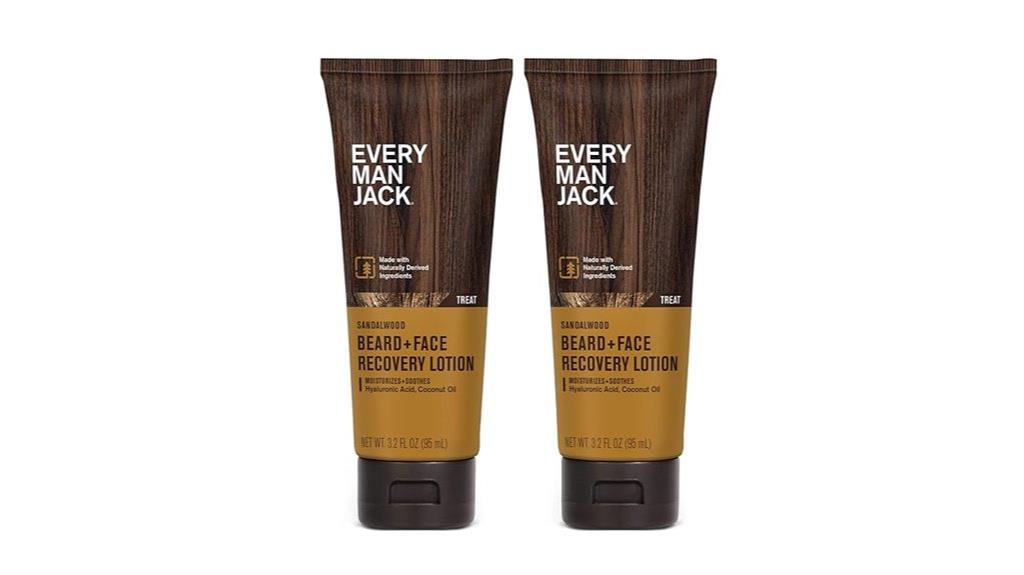 men s beard face lotion