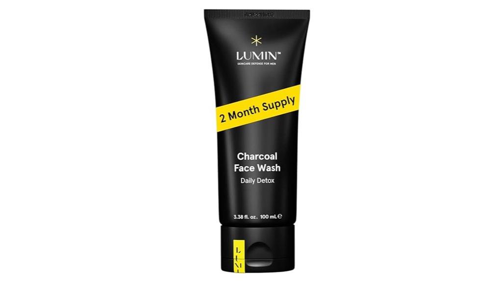 men s charcoal face wash