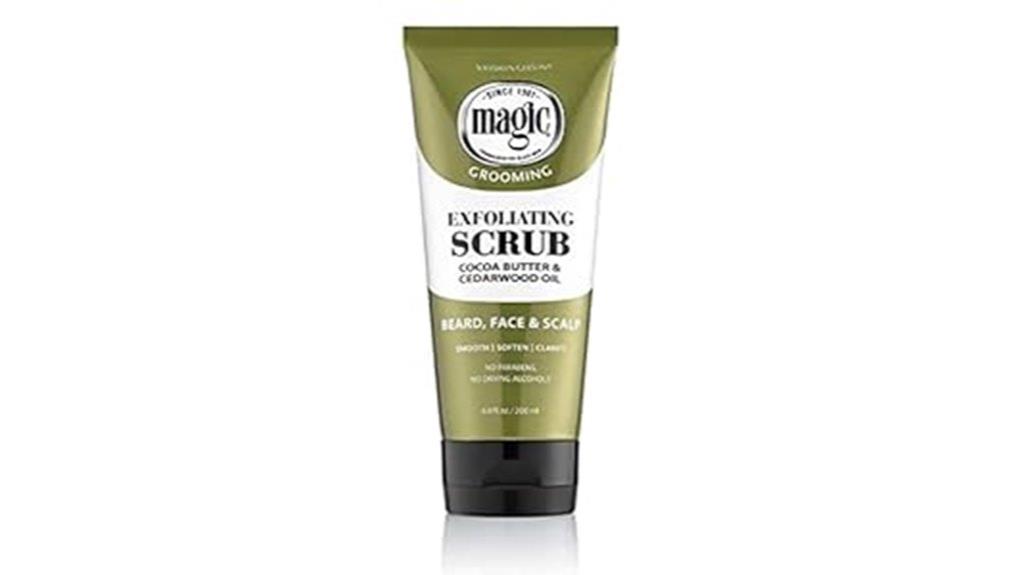 men s facial exfoliating scrub