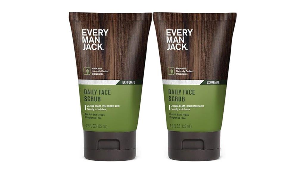 men s gentle exfoliating scrub