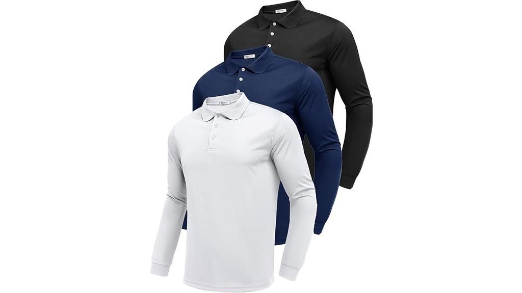men s long sleeve polo