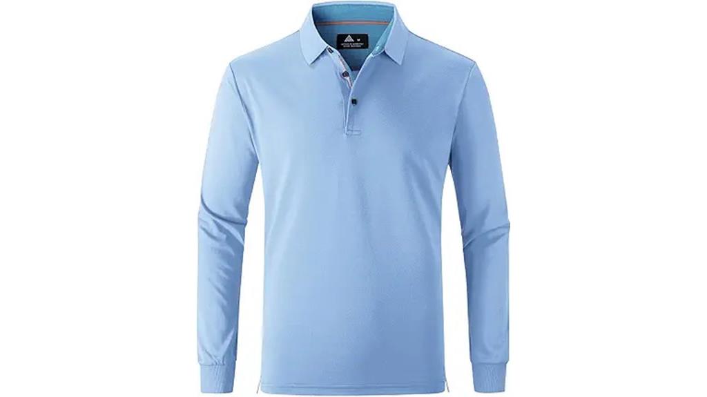 men s long sleeve polo