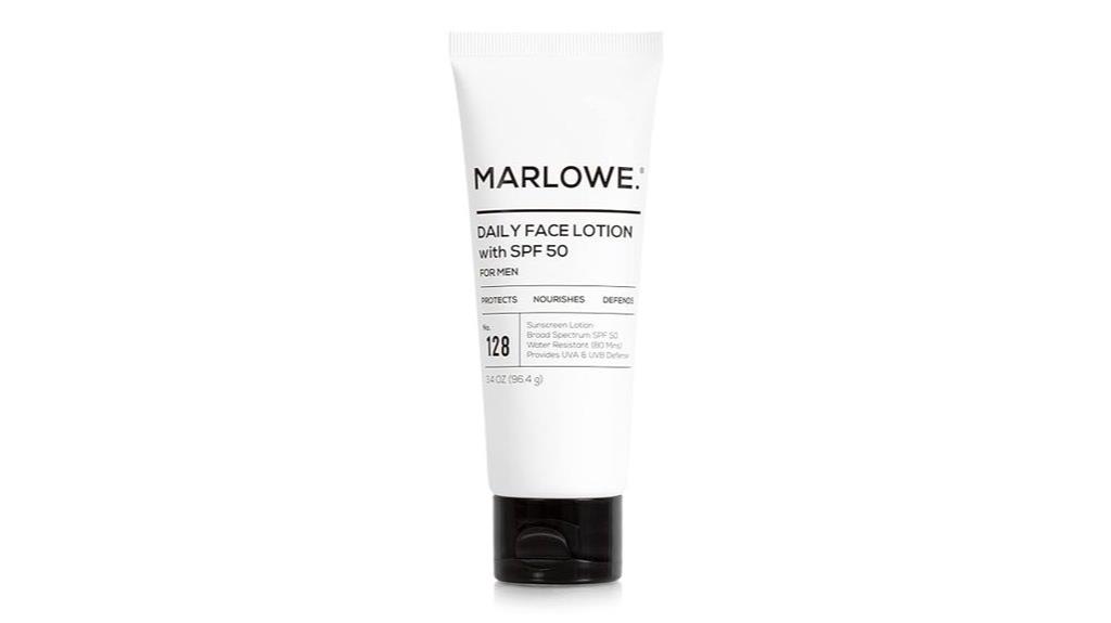 men s spf 50 facial lotion