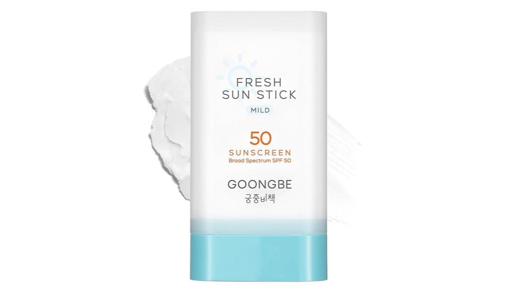 mild mineral sunscreen stick