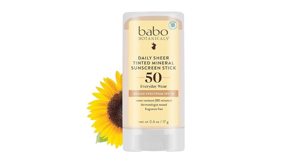 mineral spf50 tinted stick