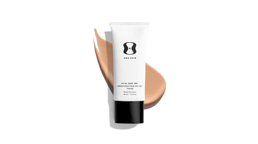 mineral sunscreen with peptides