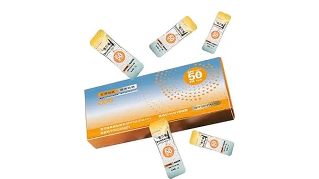 mini spf50 sunscreen pack
