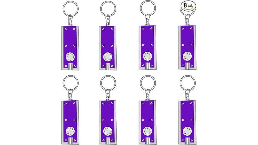 mini uv flashlight set