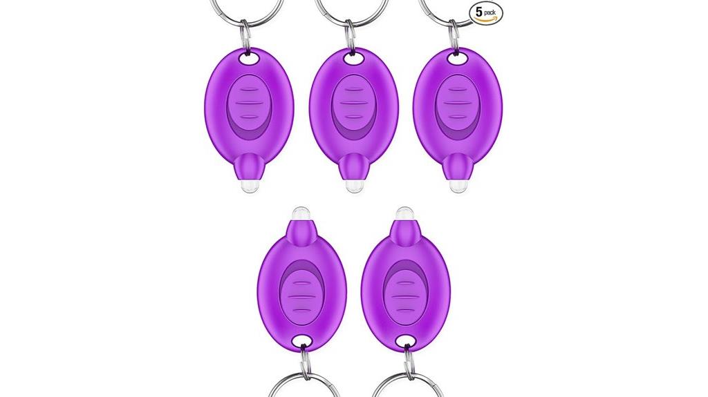 mini uv led keychain