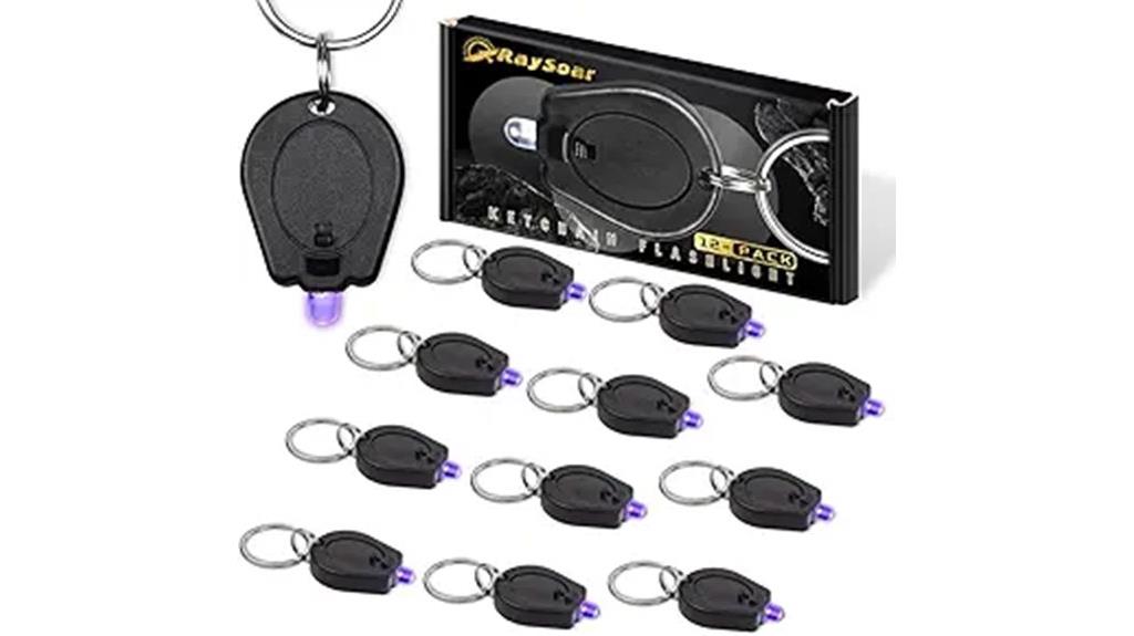 mini uv led keychain