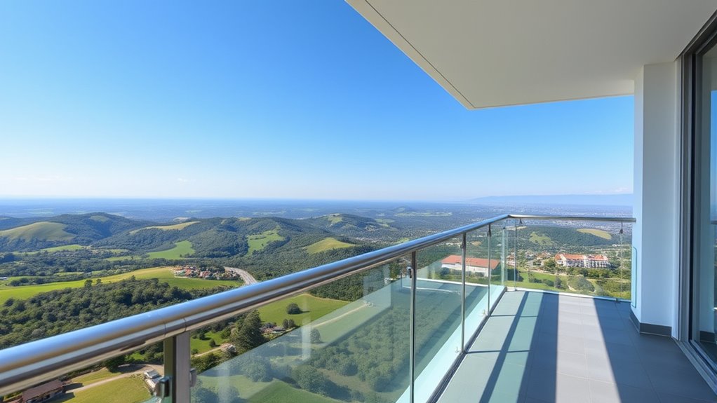 modern sleek unobstructed views