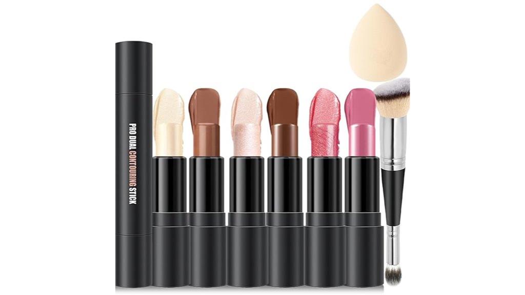 multicolor cream makeup kit