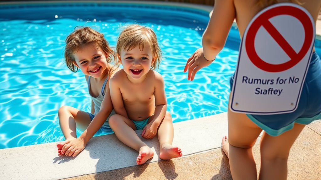 no running near pool