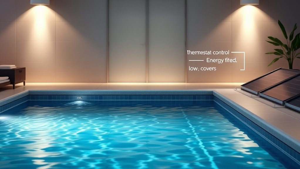 optimize pool temperature efficiency