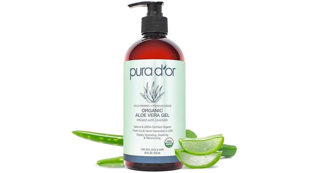 organic aloe vera lavender